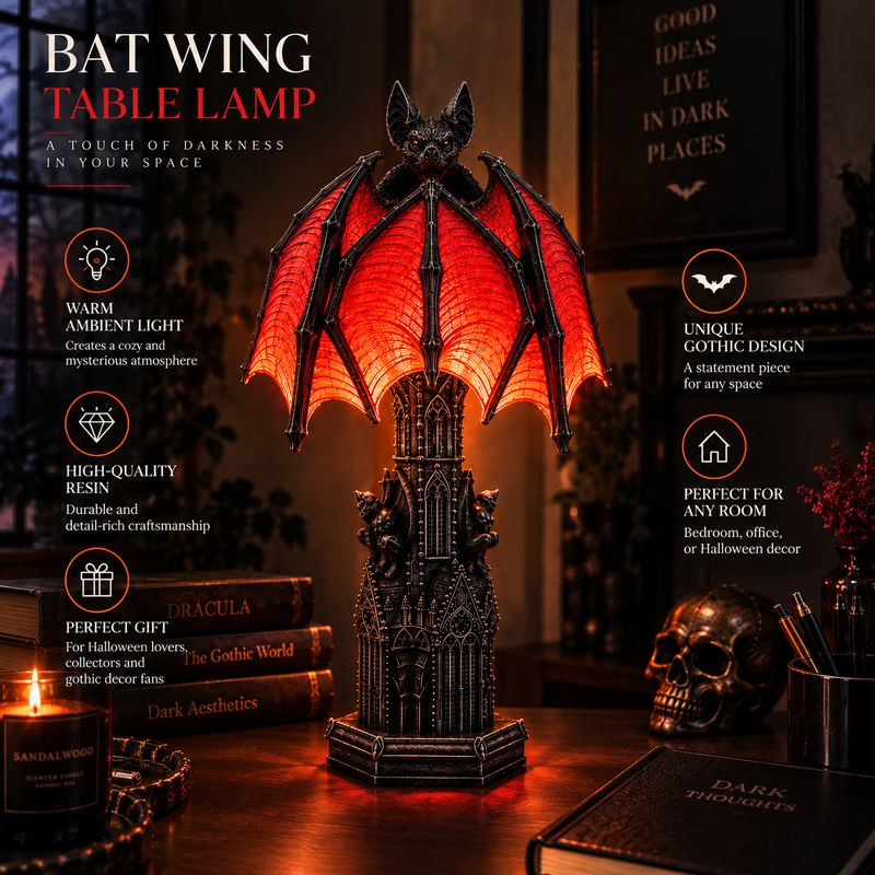 Bat Halloween Lamp By ELIZA