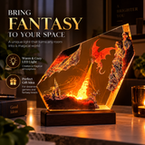 Fire Dragon Halloween Lamp By ELIZA 14*14cm