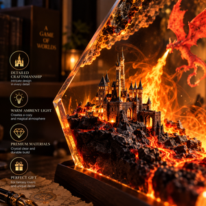 Fire Dragon Halloween Lamp By ELIZA 14*14cm