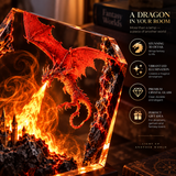 Fire Dragon Halloween Lamp By ELIZA 14*14cm