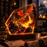 Fire Dragon Halloween Lamp By ELIZA 14*14cm